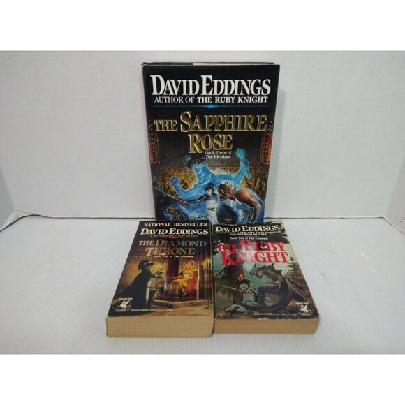 Elenium Trilogy Complete Series Set 3 PB by David Eddings 1 HB First Edition - Picture 1 of 6